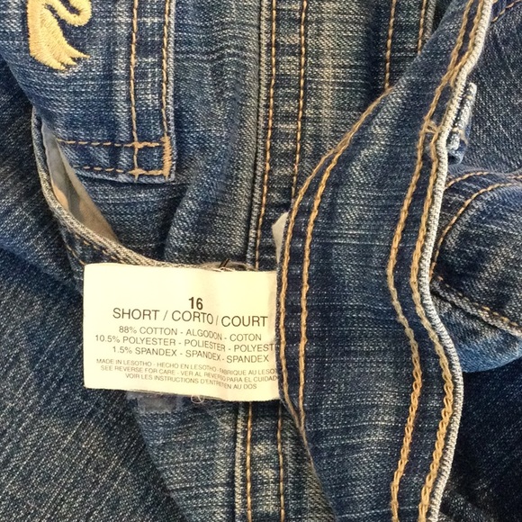 Gloria Vanderbilt women’s denim jeans. Size 16 short - Picture 5 of 6